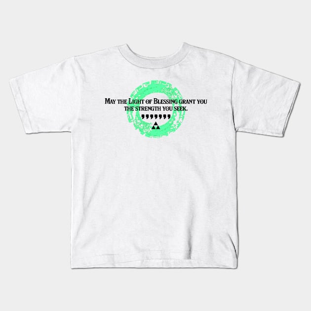 Light of Blessing Kids T-Shirt by InTrendSick